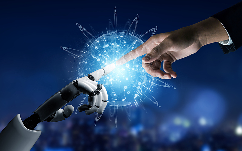 未来机器人人工智能概念